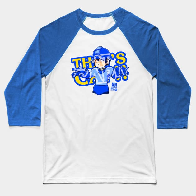 That's Cap - MegaMan T-Shirt (Alt) Baseball T-Shirt by SketchBravo